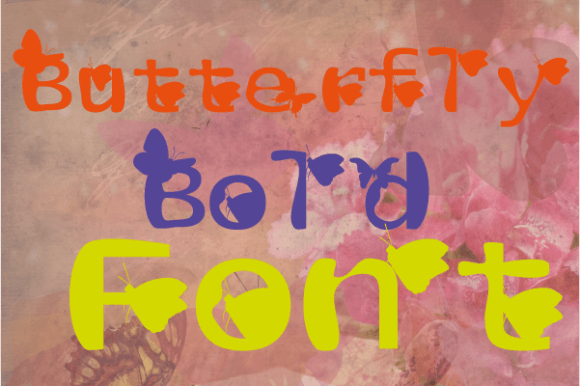 Butterfly Bold Font - Preview 1