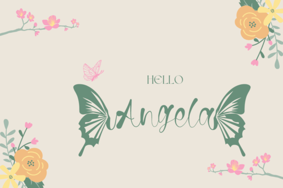 Butterfly Font - Preview 2