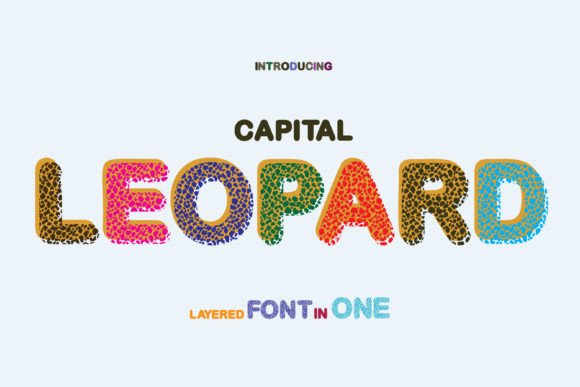 Capital Leopard Fonts 1