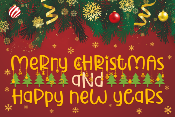 Cheerful Christmas Font - Preview 4