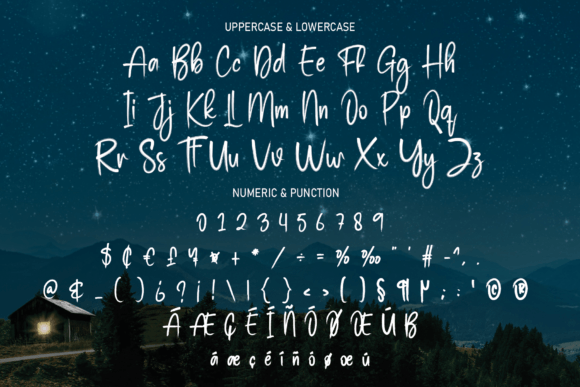 Christmas Starlight Font - Preview 6