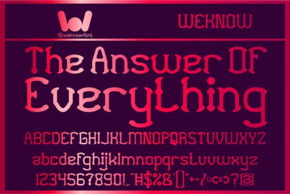 Contemplation Font - Preview 4