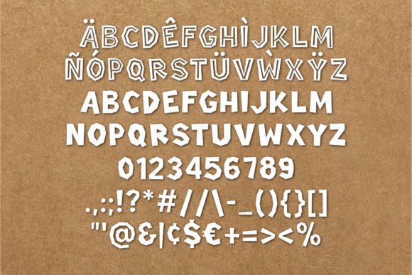 Crafty Cut Font - Preview 5