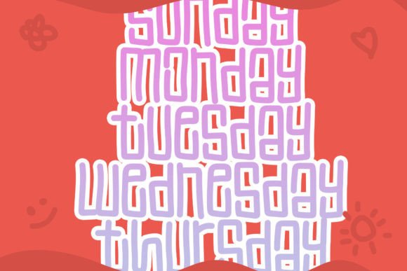 Cutelines Font - Preview 3