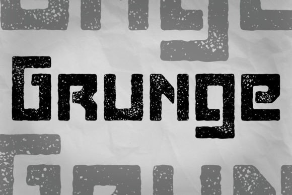 Firmament Grunge Font - Preview 5