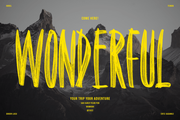Hacksaw Font - Preview 2