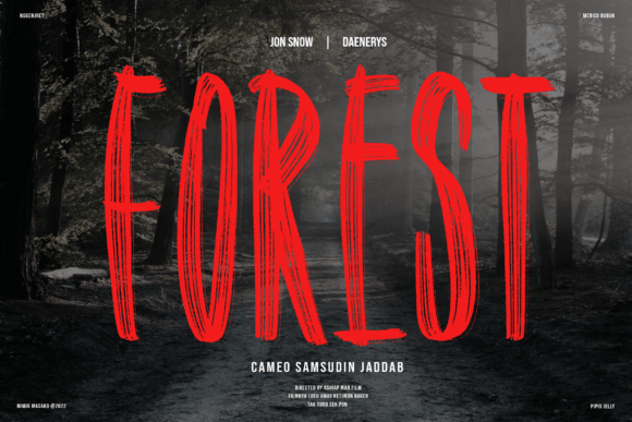Hacksaw Font - Preview 4