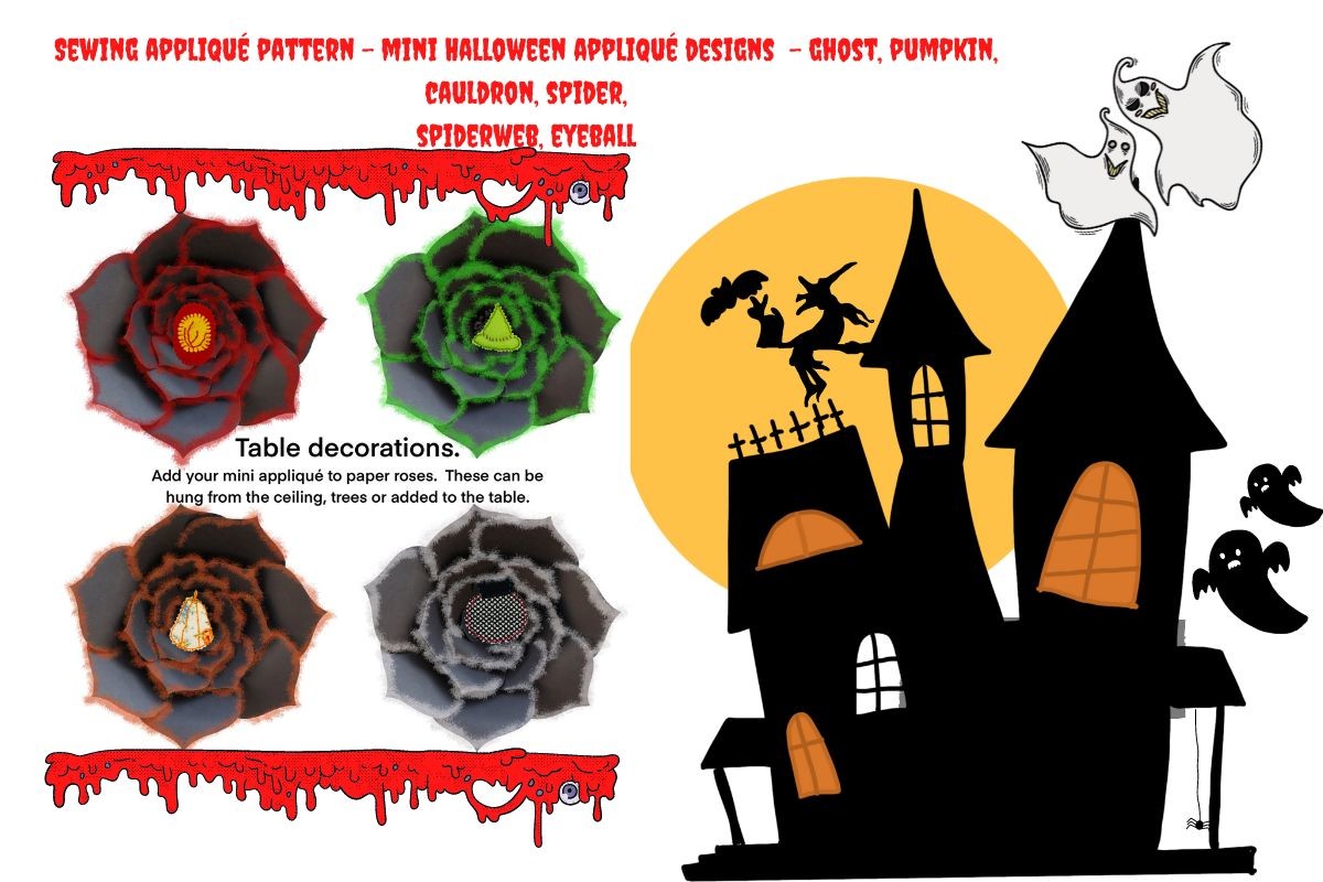 Halloween Mini Applique PDF