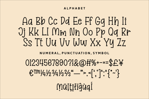 Hello Bitty Font - Preview 4