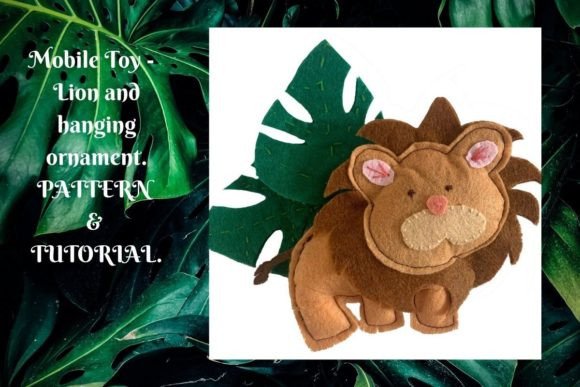 Leeto Lion Wild Safari Animal Mobile Toy