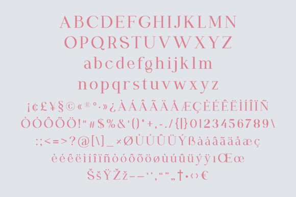 Malvix Font PNG with transparent background - Preview 2