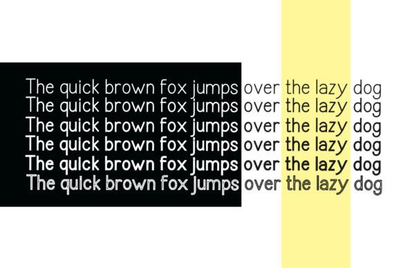 Manila Font font preview - 4