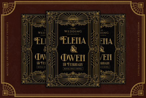 Modecque Font font preview - 1