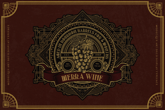 Modecque Font font preview - 3