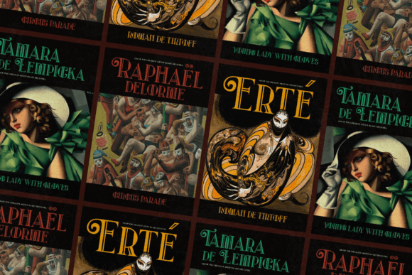 Modecque Font font preview - 4