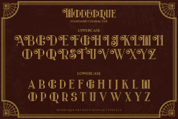 Modecque Font font preview - 6