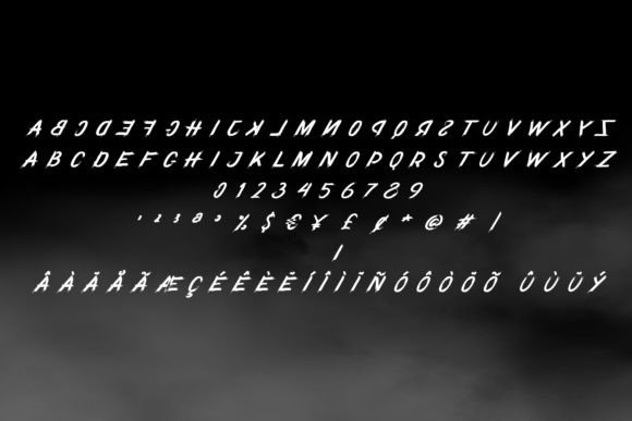 Moshing Font PNG with transparent background - Preview 4