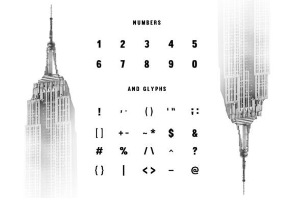 New York 2.0 Font PNG with transparent background - Preview 3