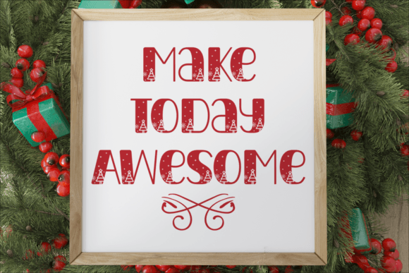 Noel Night Font PNG with transparent background - Preview 2