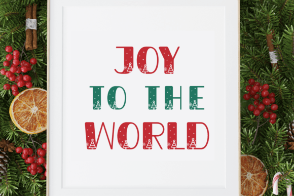 Noel Night Font PNG with transparent background - Preview 3