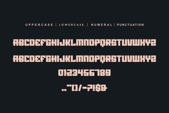 Roster Rospeky Font PNG with transparent background - Preview 3