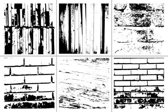 Brick Wall Grunge Distressed Texture Set