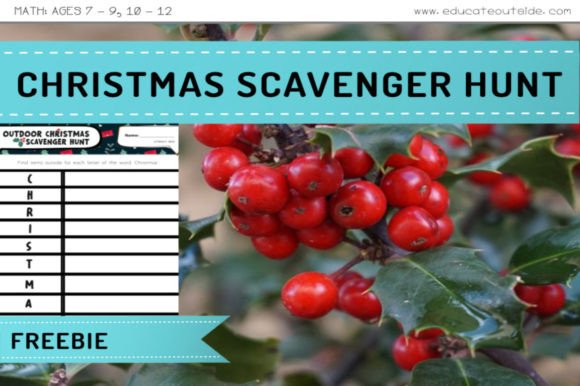 Christmas Outdoor Scavenger Hunt