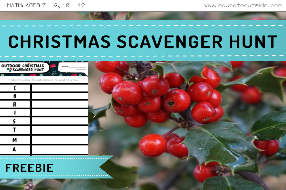 Christmas Outdoor Scavenger Hunt