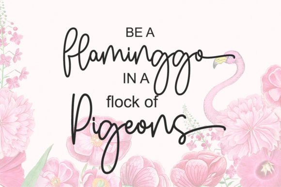 Cuteflaminggo Font - Preview 2