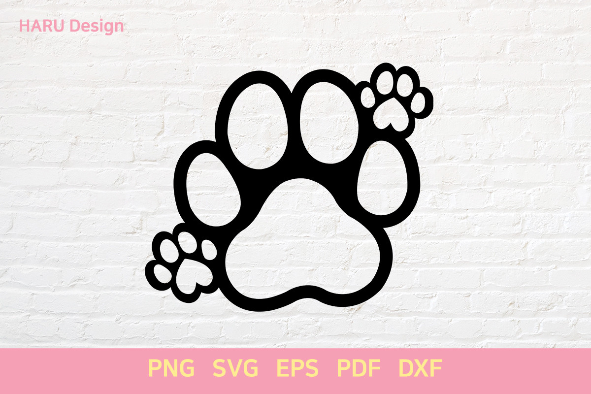 Dog Paw Outline