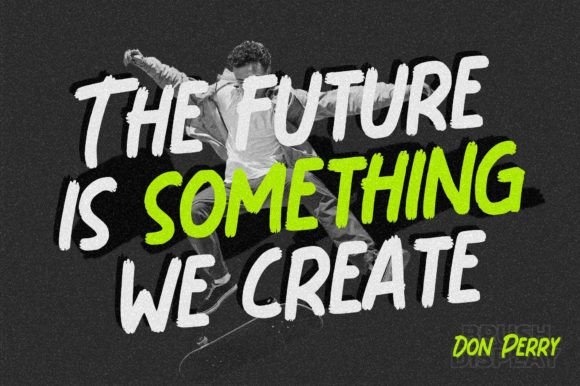 Don Perry Font PNG with transparent background - Preview 2