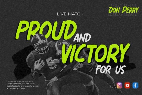 Don Perry Font PNG with transparent background - Preview 4