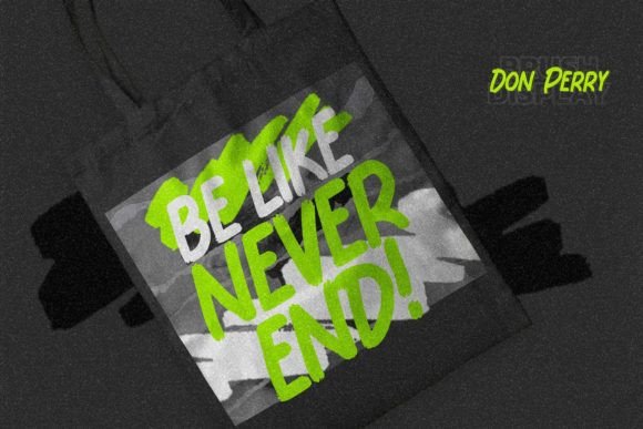 Don Perry Font PNG with transparent background - Preview 5