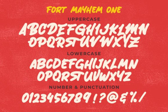 Fort Mayhem Font - Preview 6
