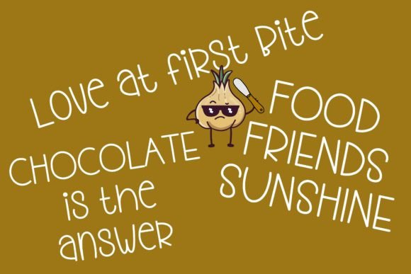 Garlic Butter Font - Preview 1