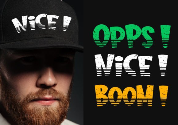Green 80's Font - Preview 4