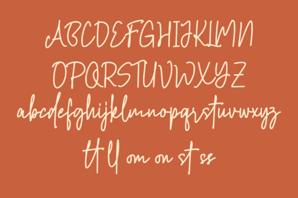 Herdiny Font PNG with transparent background - Preview 4