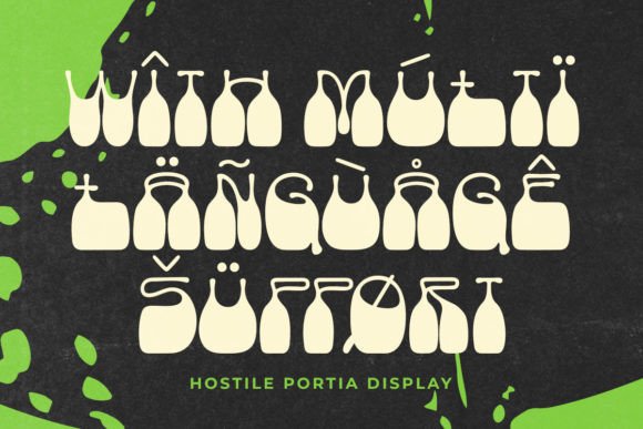 Hostile Portia Font - Preview 3