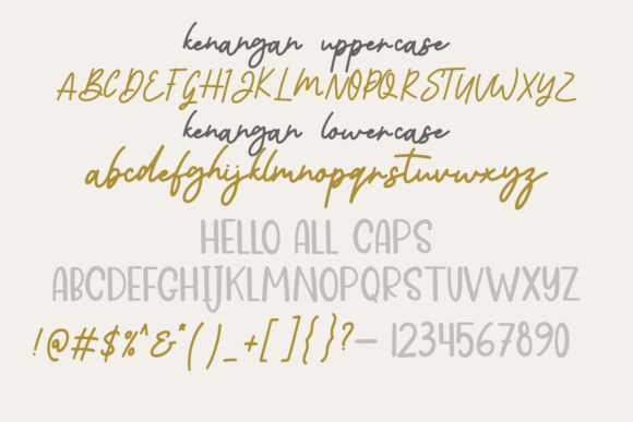 Kenangan Duo Font PNG with transparent background - Preview 4