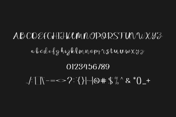 Malegan Font PNG with transparent background - Preview 3