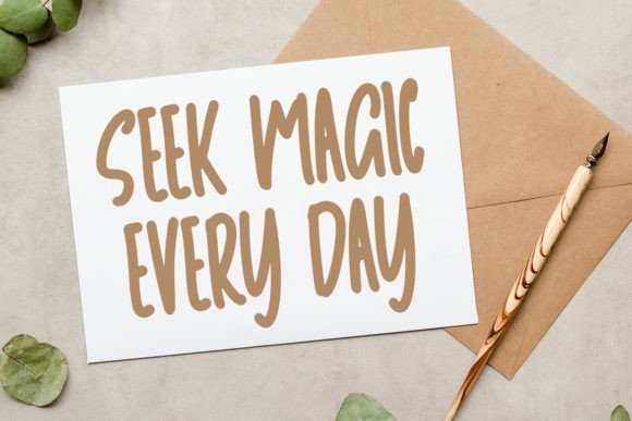 Mikulsa Font PNG with transparent background - Preview 1