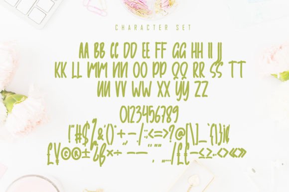 Mikulsa Font PNG with transparent background - Preview 5