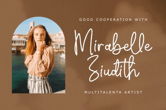 Moulley Estelika Font PNG with transparent background - Preview 4