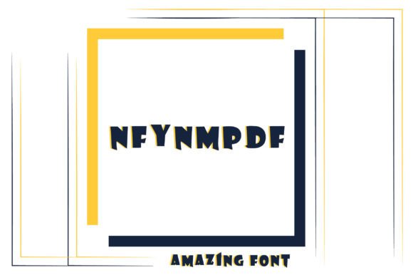 Nfynmpdf Font PNG with transparent background - Preview 1