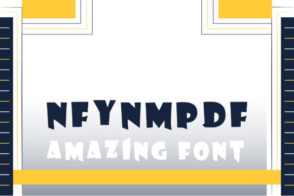 Nfynmpdf Font PNG with transparent background - Preview 2