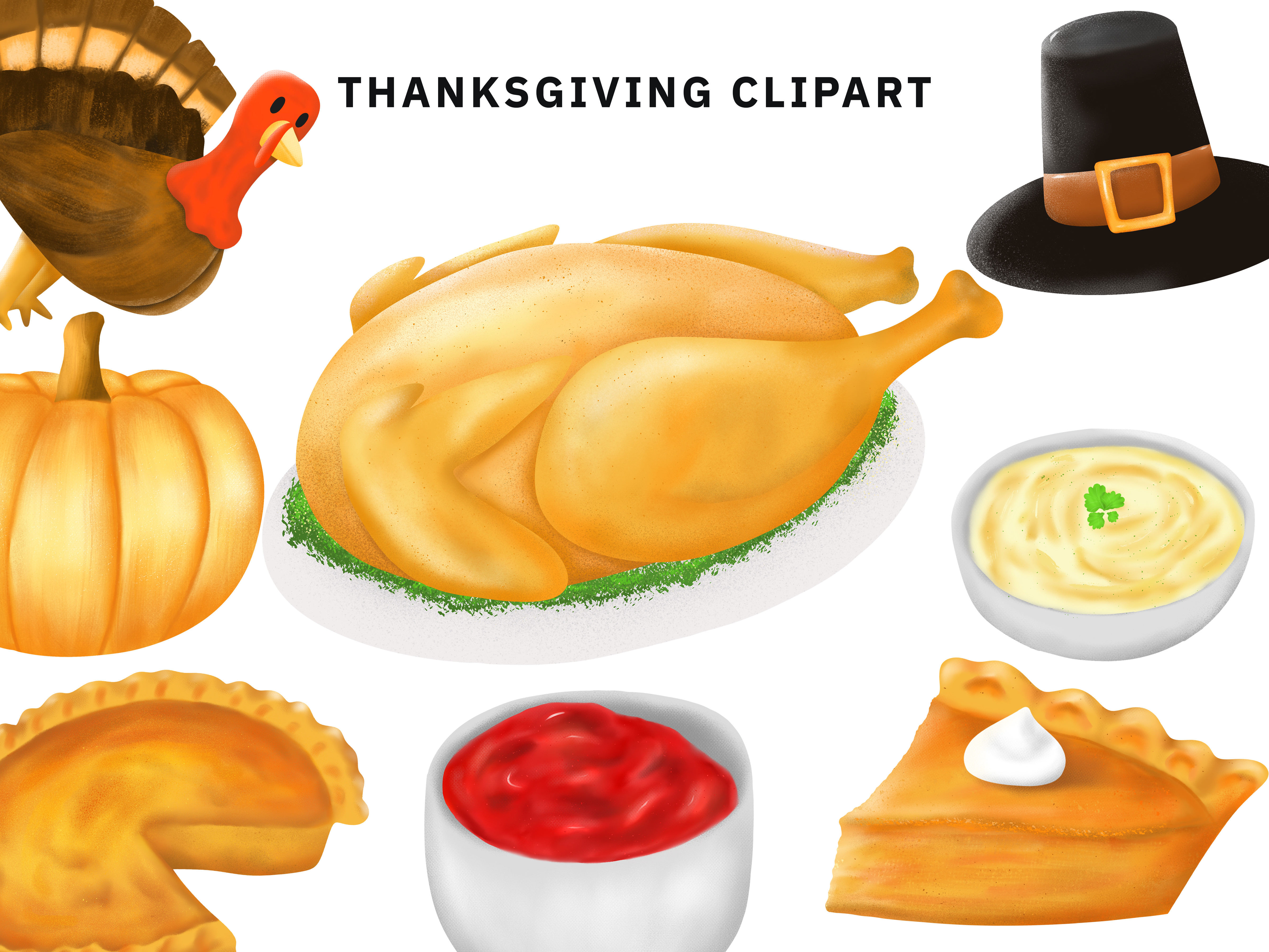 Thanksgiving Clipart Graphic by kitsada101 · Creative Fabrica