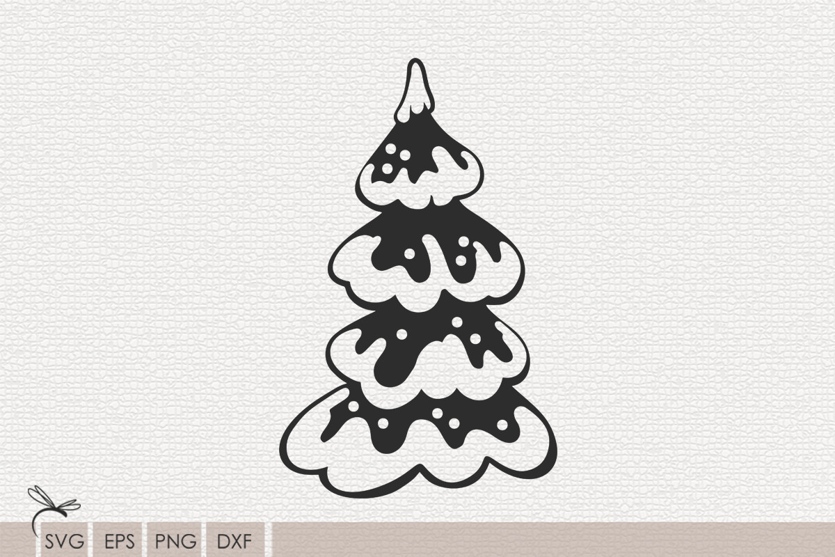 Christmas Tree Svg Files for Cricut Graphic by Dragonart · Creative Fabrica