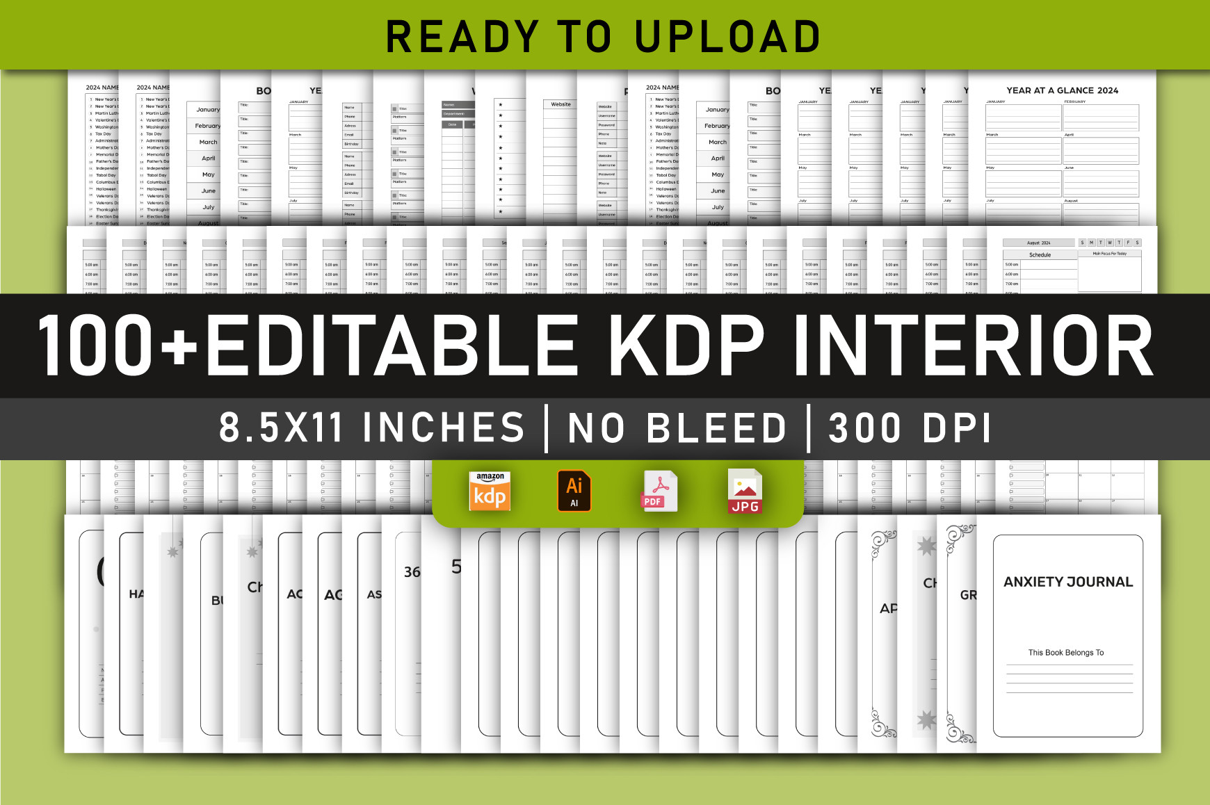 100+ Editable KDP Interior Graphic by Shumaya · Creative Fabrica