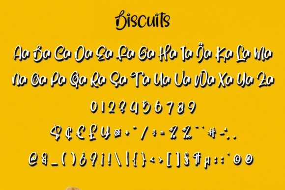 Biscuits Font - Preview 4