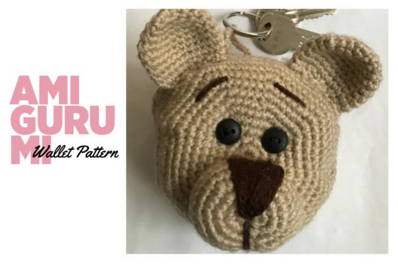 CROCHET PATTERN: Cute Bear Wallet
